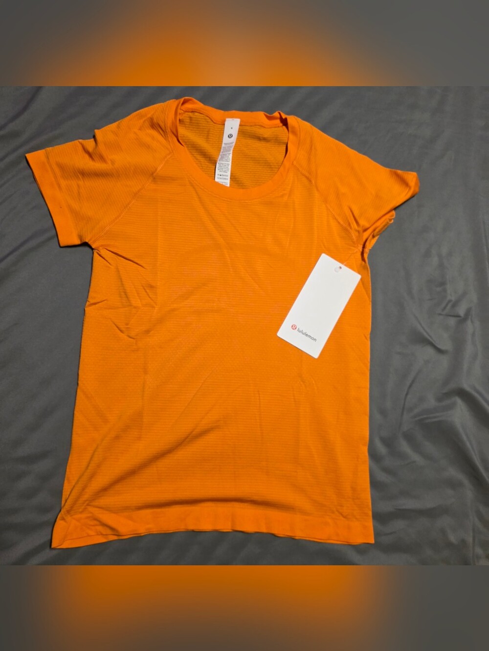 Lululemon Swiftly Tech Short-Sleeve Shirt 2.0 Size 6 Citrus Sizzle Tone New